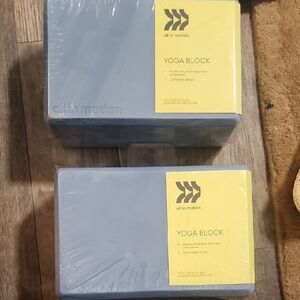 All in Motion Light Blue Yoga Block Pair
